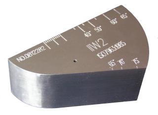 IIW 2 (V2) Type: ISO Standard Ultrasonic Calibration Test Block 