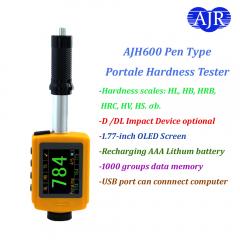AJH600 Portable Hardness Tester