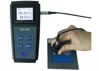 AEC660 Digital Portable Eddy Current Electrical Conductivity Meter 
